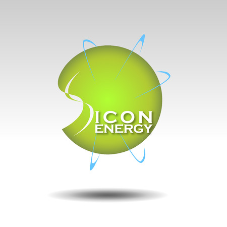 Abstract Icon template. ECO and Energy Concept. Illustration, EPS 10のイラスト素材