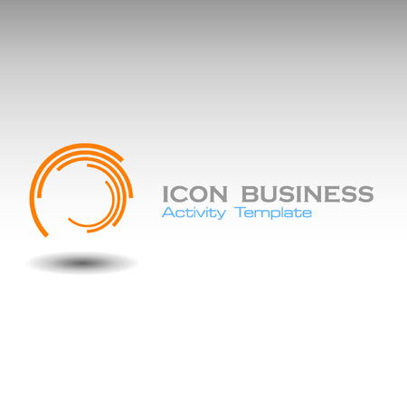 Abstract Icon template. Marketing and organize activity icon.Illustration, EPS 10のイラスト素材
