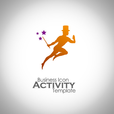 Abstract Icon template. Marketing and organize activity icon.Illustration, EPS 10のイラスト素材