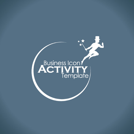 Abstract Icon template. Marketing and organize activity icon.Illustration, EPS 10のイラスト素材