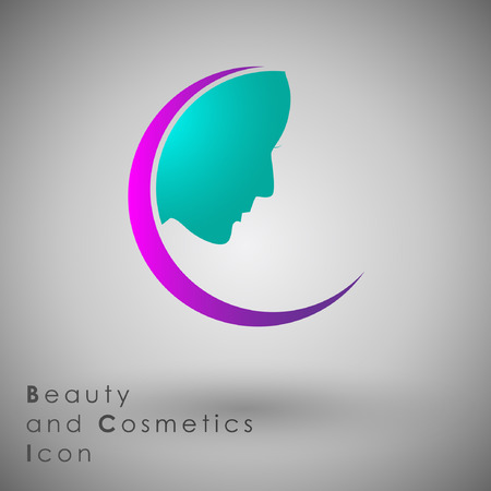 Abstract Icon template.Beauty and Fashion Concept. Illustration, EPS 10のイラスト素材
