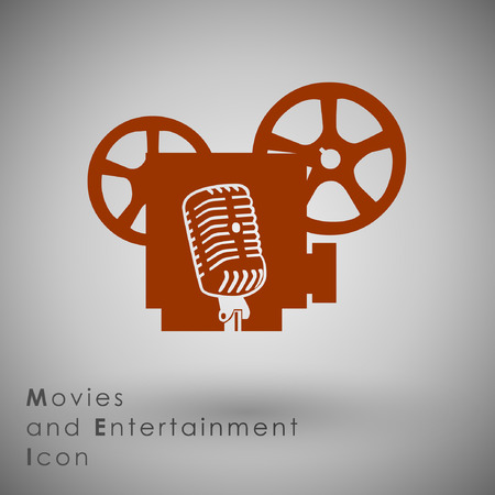 Abstract Icon template.Entertainment Concept. のイラスト素材