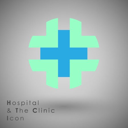 Abstract Icon template.Hospital and Clinic Concept. Illustration, EPS 10のイラスト素材