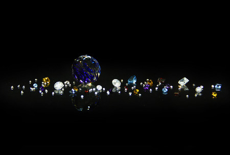 The Difference of Colorful Gemの写真素材