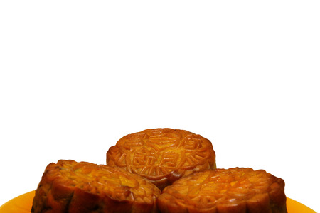 Mooncake, Chinese mid autumn festival food. Dessert Concept.の写真素材