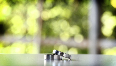 Pair Of Wedding Rings.の写真素材