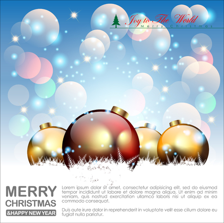 Abstract Christmas design templateのイラスト素材
