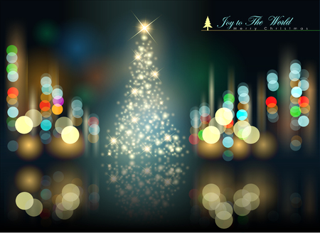 Abstract Christmas Background. Vector and Illustration.のイラスト素材