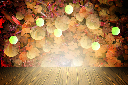 Background of trinity leafs, Natural Cencept.の写真素材