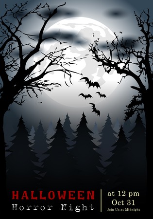 Abstract of Halloween, Template Background, Vector and illustration, eps 10のイラスト素材