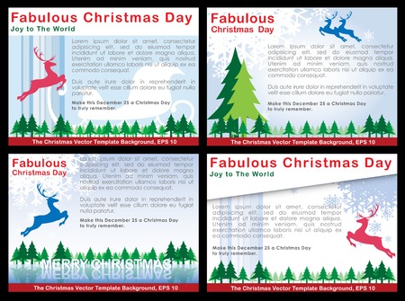 Abstract of Christmas Background and Template. Banner Concept. Vector and Illustration, EPS 10.のイラスト素材