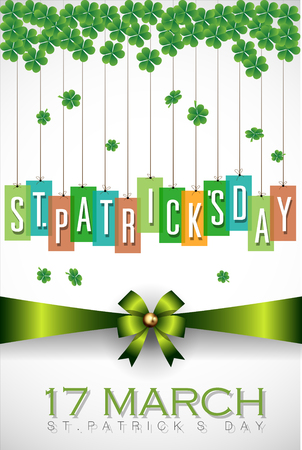 Abstrackt of St.Patrick's Day, Background Design, Vector and Illustration, EPS 10.のイラスト素材