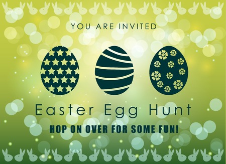 Abstract of Easter eggs. Banner and Background Template. Vector and Illustration, EPS 10のイラスト素材
