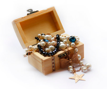 The elegant Jewelry and gems are elegantly arranged to be valuable and suitable as a heritage gift and legacy.の写真素材