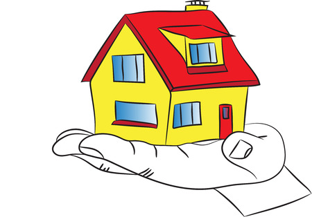 Purchase their own homes turnkey.のイラスト素材