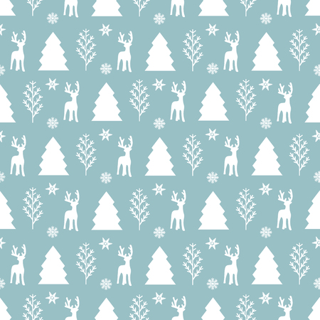 Vintage Blue Christmas and New Year backgroundのイラスト素材