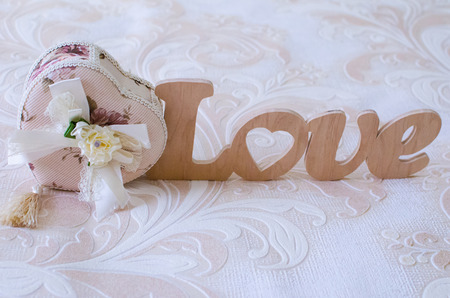 Beautiful soft romantic background for Valentine's dayの写真素材