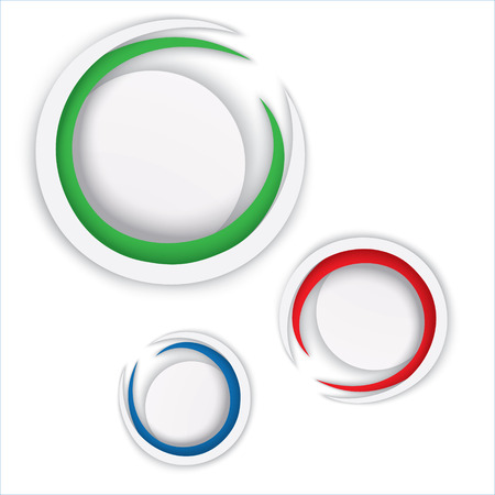 Shape for text isolated on a white backgroundのイラスト素材