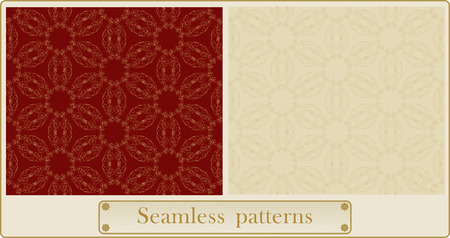 damask seamless pattern.のイラスト素材