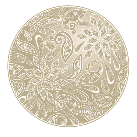 Vector design elements in a traditional Oriental style. vector illustration.のイラスト素材