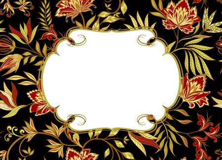 Background in ethnic traditional style.のイラスト素材
