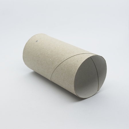 Shots to some carboard toilet paper rollsの写真素材