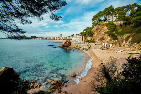 Coast of Lloret de Marの写真素材