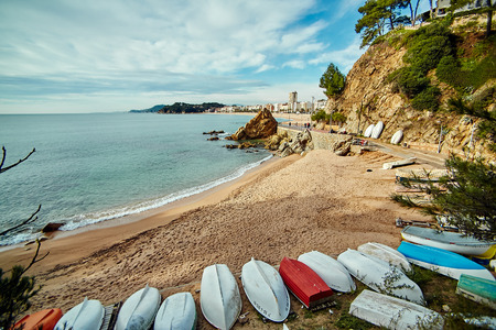 Coast of Lloret de Marのeditorial素材