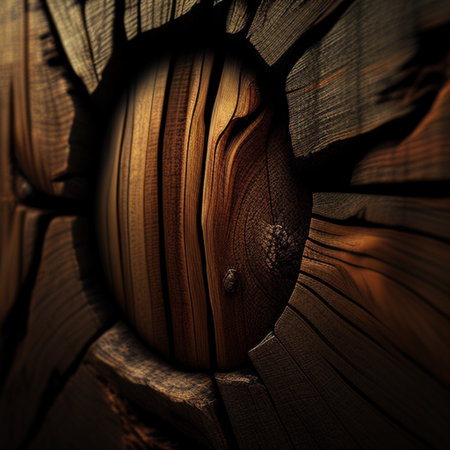 Wooden texture with some shades and highlights on it in 3Dの素材