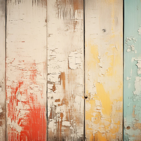 Old painted wood wall - perfect background with space for text or image.の素材