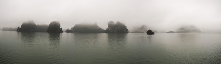 Halong bay panorama の写真素材