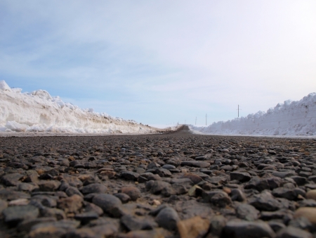 Siberian road     の写真素材