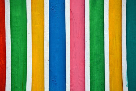 Bright and colored woodの写真素材