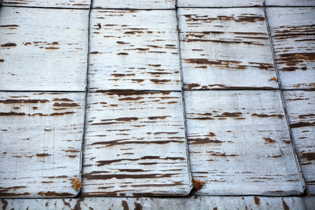 Rusty galvanized iron plate.の写真素材