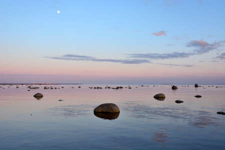 Sunset at the Gulf of Finland, Russia