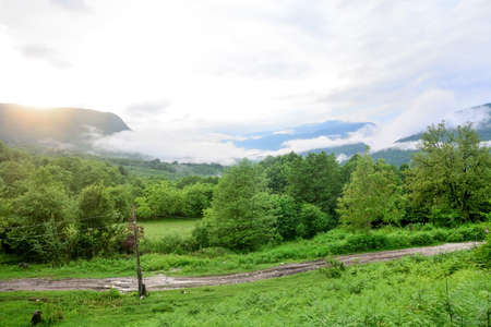 Evening at the Kodori Gorge, Abkhazia