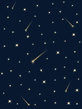 starry sky background vector illustrationのイラスト素材