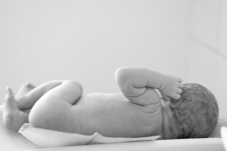 new born babyの写真素材