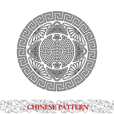 Chinese Lucky Patternのイラスト素材
