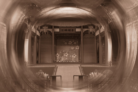 Chinese folk small theaterのeditorial素材