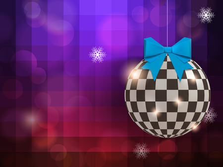 Abstract shine Christmas ball at the party with space your textのイラスト素材