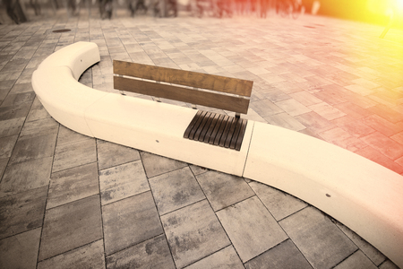 Urban residential chair recreational public area.
