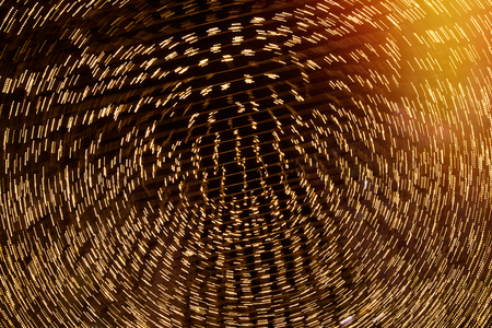 Marquee lights blur background at  city streetの写真素材