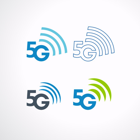 5G icon communication technology, Vector illustration.