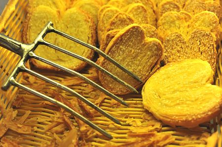 Put together a number of tempting dessertsの写真素材