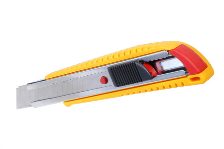 Cutter isolated on white backgroundの写真素材