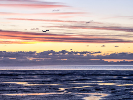 Alaska - Anchorage Shorelineの写真素材