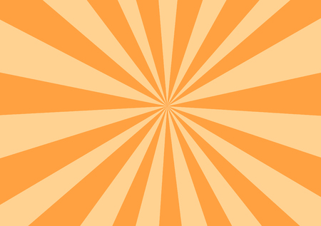 Orange Rays Background Imageの写真素材