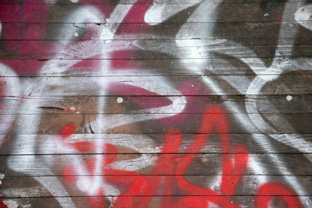 Urban Graffiti Wallの写真素材