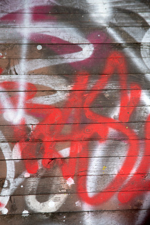 Spray paint on wood, great background for designersの写真素材